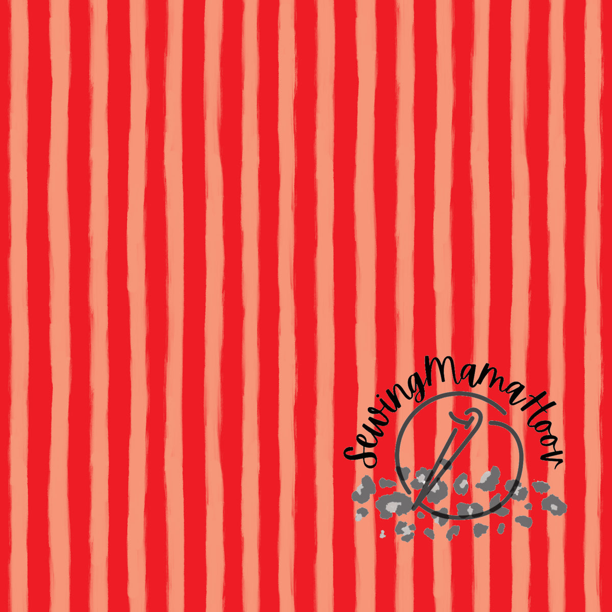 Red Sketchy Stripe