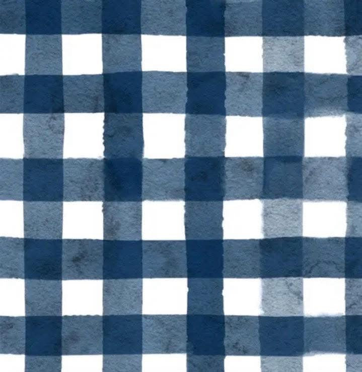 Navy Gingham