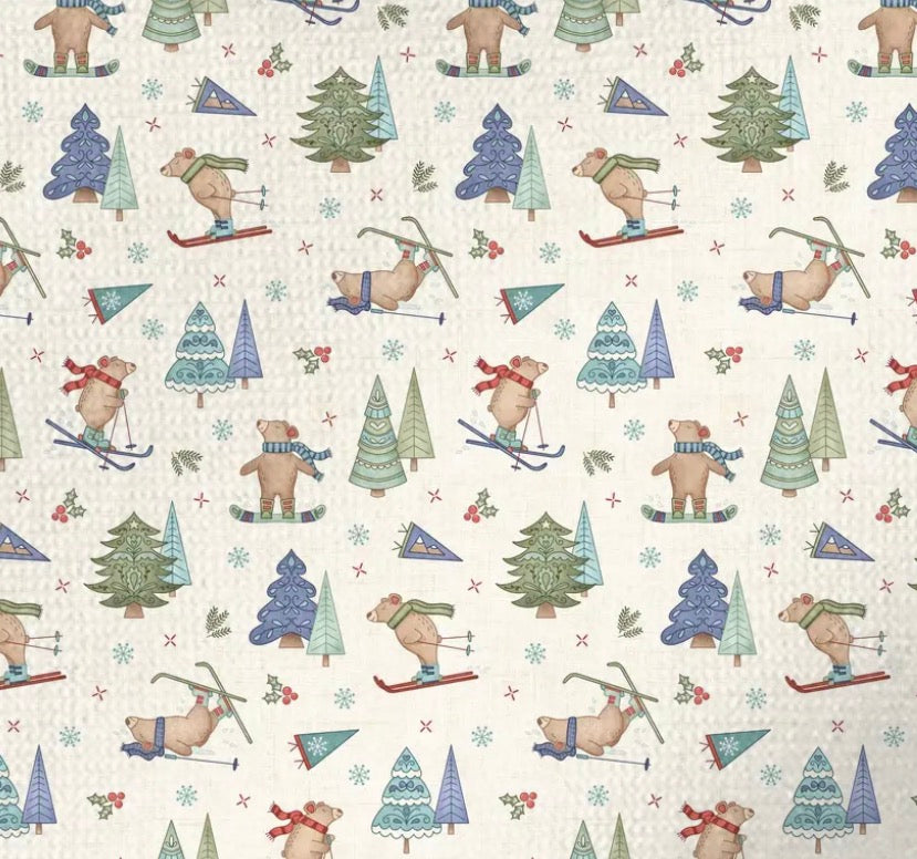 Skiing Bears