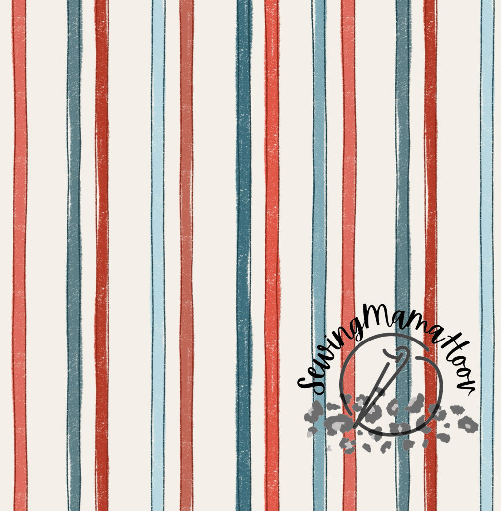 Sketchy USA Stripes