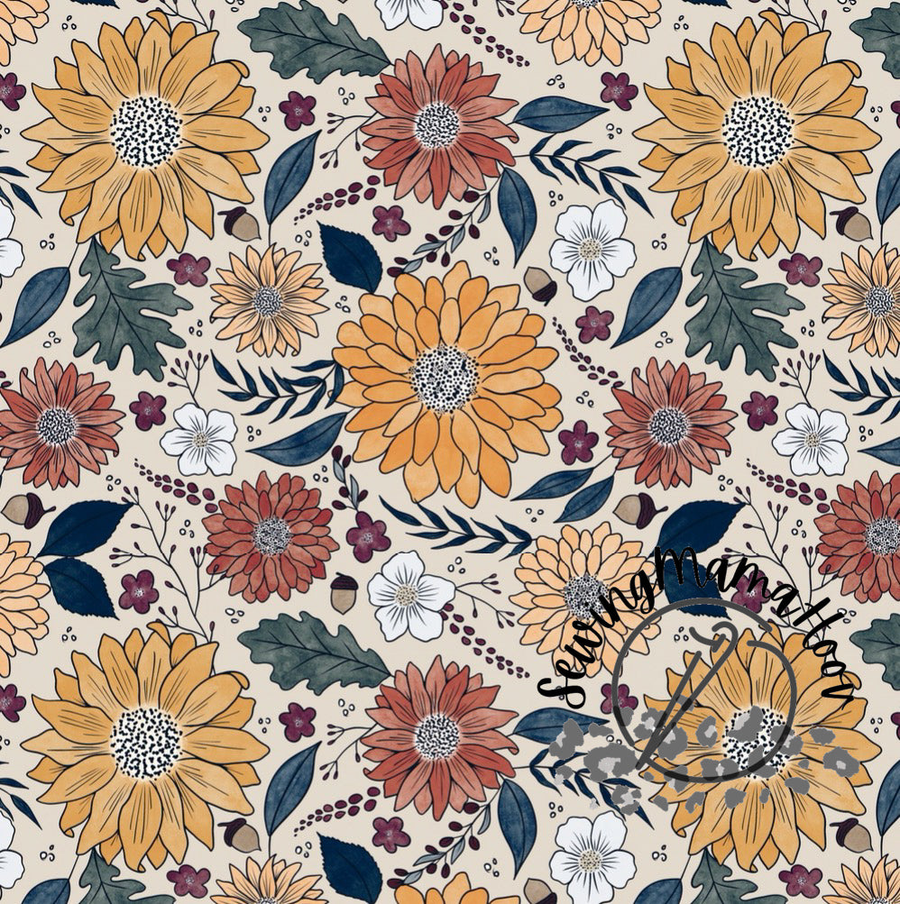 Jewel Toned Acorn Floral
