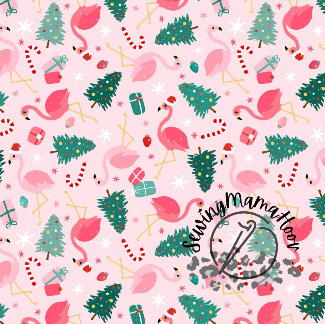 Christmas Flamingo