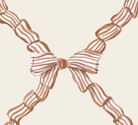 Gingerbread Brown Ribbons