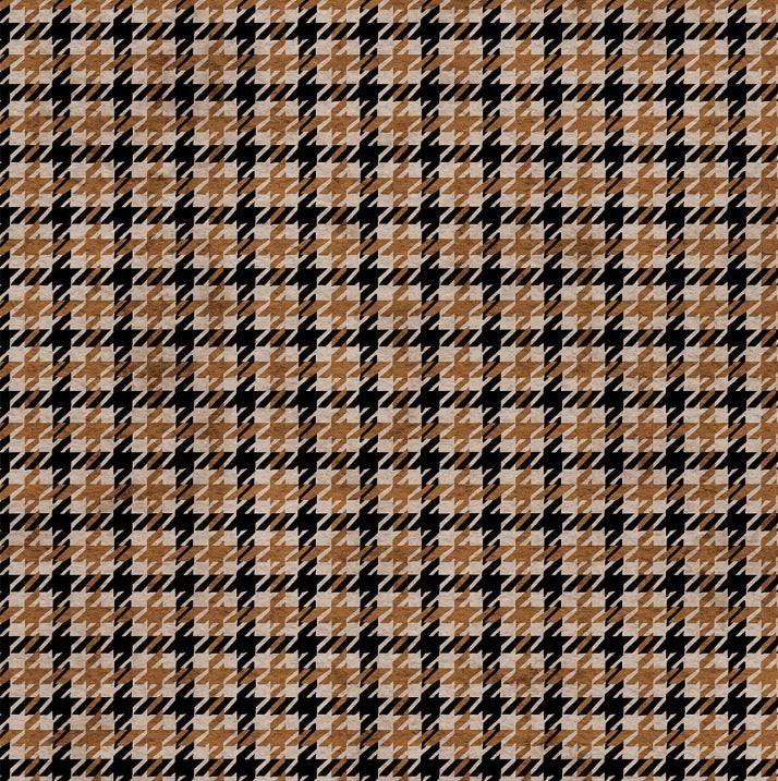 Caramel Houndstooth