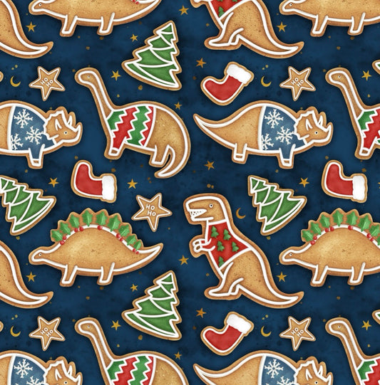 Dino Christmas Cookie