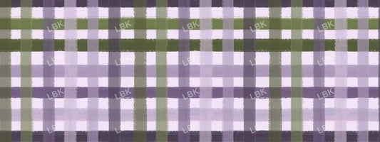 Purple Winter Plaid