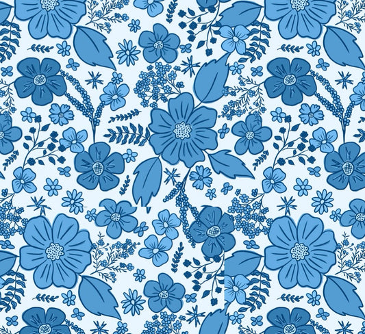 Pretty Blue Floral