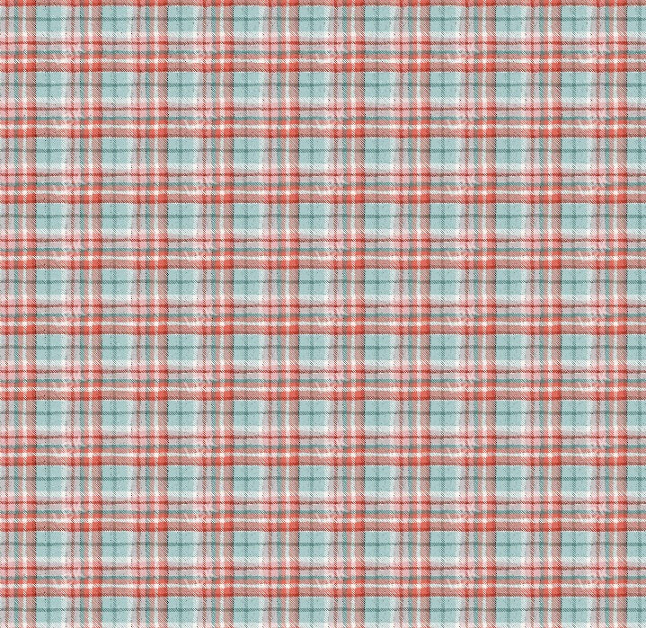 Pink Red and Mint Plaid