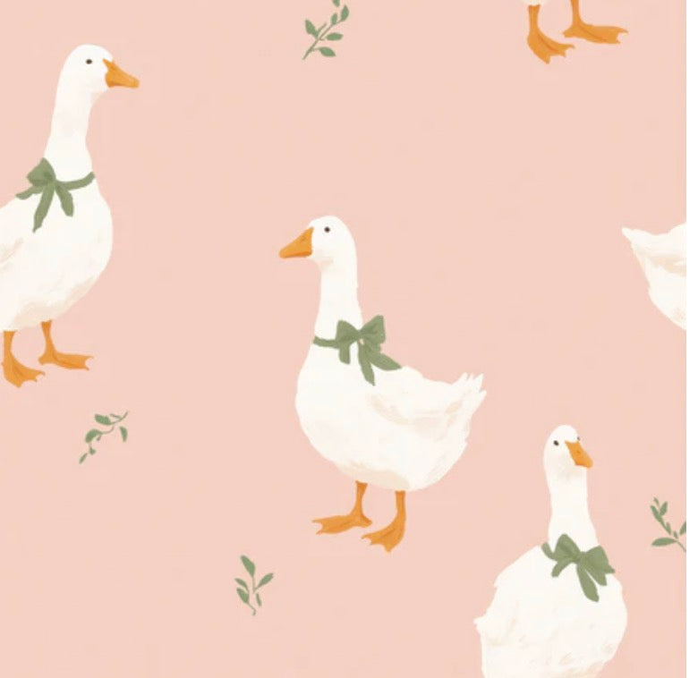 Goose with Green Bows