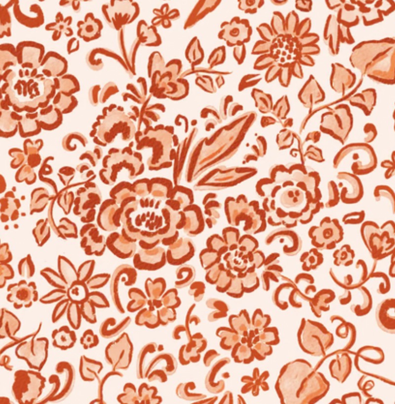 Orange Fall Floral