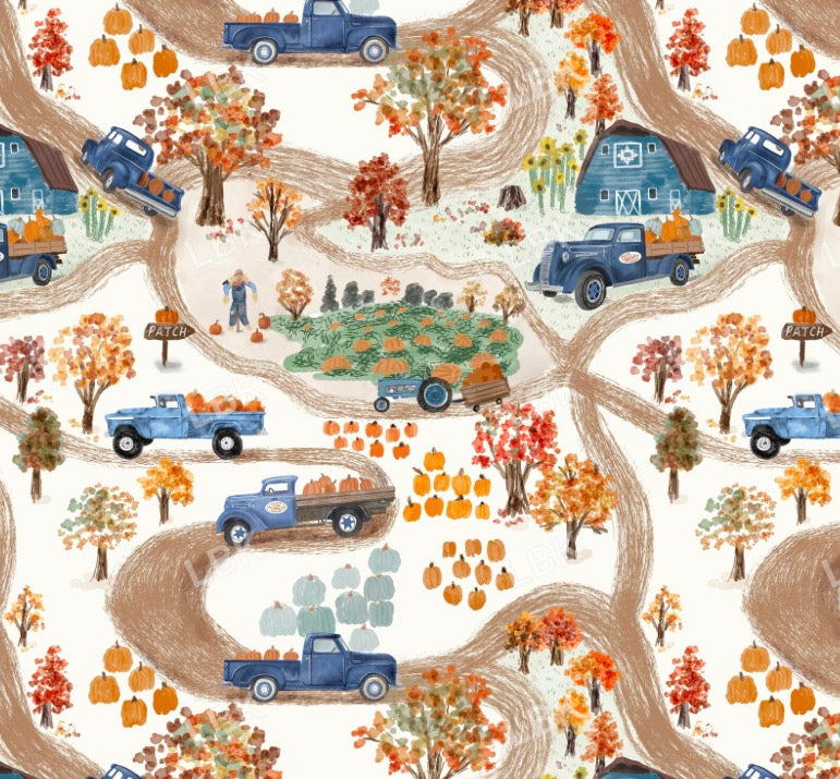 Blue Truck Pumpkin Patch