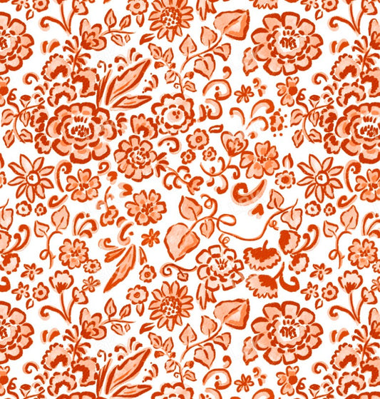Orange Fall Floral