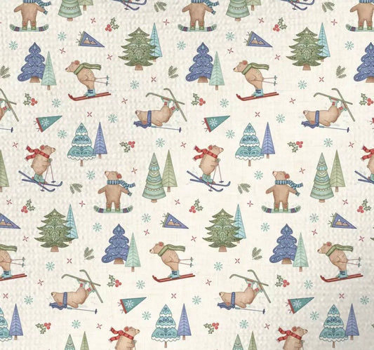 Skiing Bears