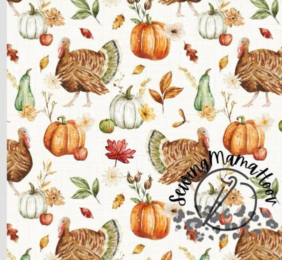 Turkeys and Pumpkins