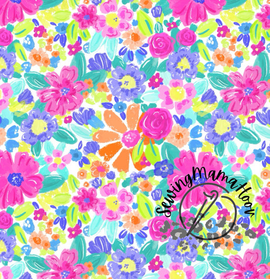 Bright Muted Floral