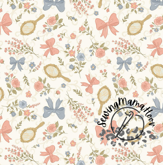 Antique Floral and Bows