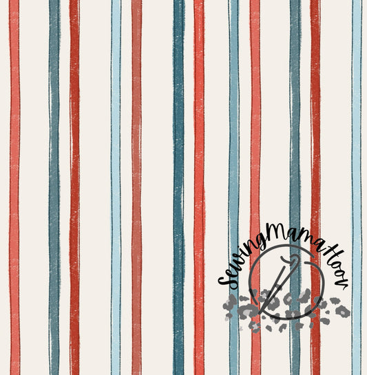 Sketchy USA Stripes
