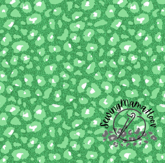 Sparkle Green Leopard