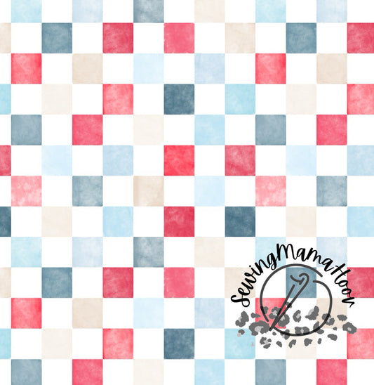 Muted Patriotic Checks*