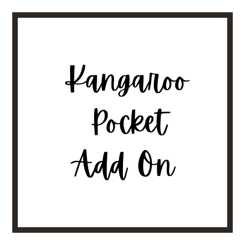Kangaroo Pocket Add on for Crew Neck Pullover